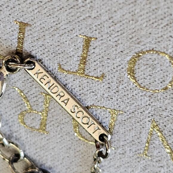 Kendra Scott Rose Isla Veined Turquoise Necklace - Picture 6 of 7